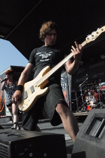 Walls Of Jericho at the Mayhem Festival Verizon Wireless Amphitheater