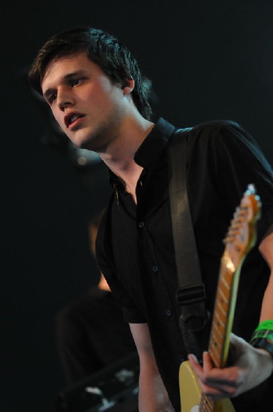 White Lies at Stubb's BarBQ, SXSW 2009, Austin, Texas