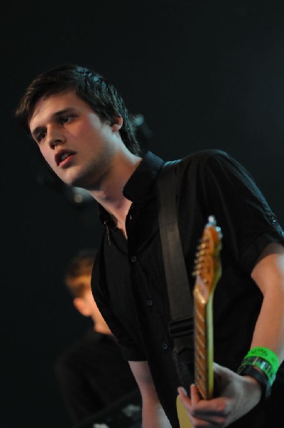 White Lies at Stubb's BarBQ, SXSW 2009, Austin, Texas