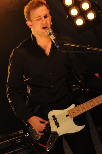 White Lies at Stubb's BarBQ, SXSW 2009, Austin, Texas