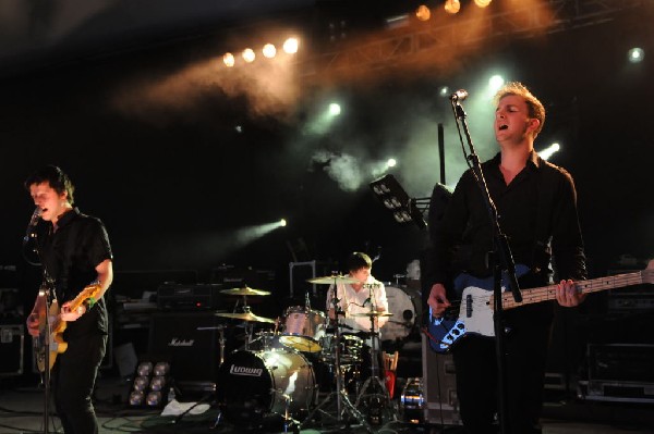 White Lies at Stubb's BarBQ, SXSW 2009, Austin, Texas