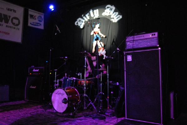 The Zico Chain soundcheck at the Dirty Dog in Austin, Texas