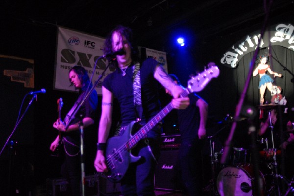 The Zico Chain soundcheck at the Dirty Dog in Austin, Texas