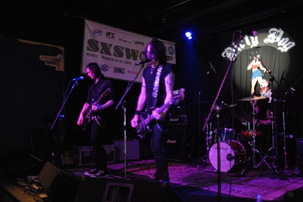 The Zico Chain soundcheck at the Dirty Dog in Austin, Texas