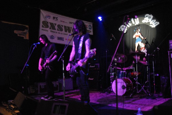 The Zico Chain soundcheck at the Dirty Dog in Austin, Texas