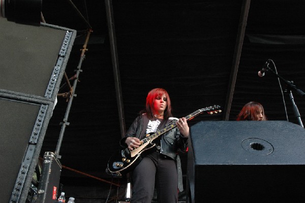 Applicators at Fun Fun Fun Fest in Waterloo Park, Austin Tx