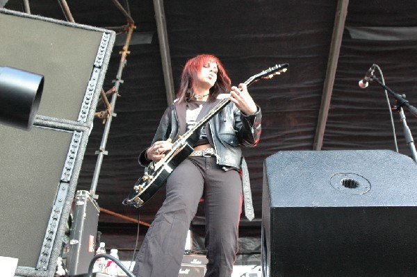 Applicators at Fun Fun Fun Fest in Waterloo Park, Austin Tx