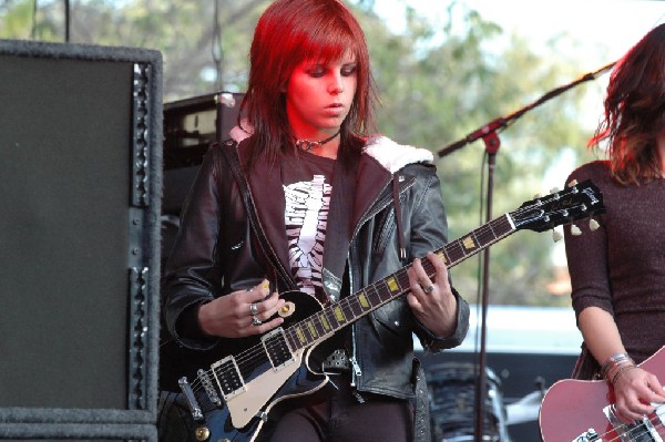 Applicators at Fun Fun Fun Fest in Waterloo Park, Austin Tx