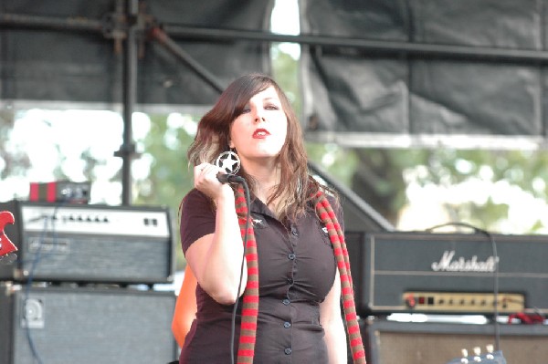 Applicators at Fun Fun Fun Fest in Waterloo Park, Austin Tx