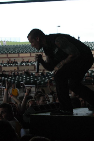 Bleeding Through at The Verizon Wireless Amphitheater, San Antonio, Texas