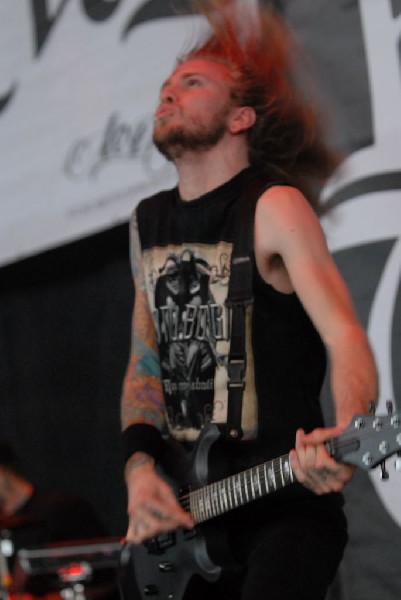 Bleeding Through at The Verizon Wireless Amphitheater, San Antonio, Texas