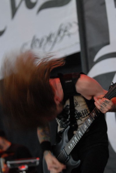 Bleeding Through at The Verizon Wireless Amphitheater, San Antonio, Texas