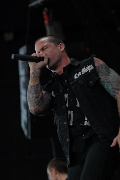 Bleeding Through at The Verizon Wireless Amphitheater, San Antonio, Texas