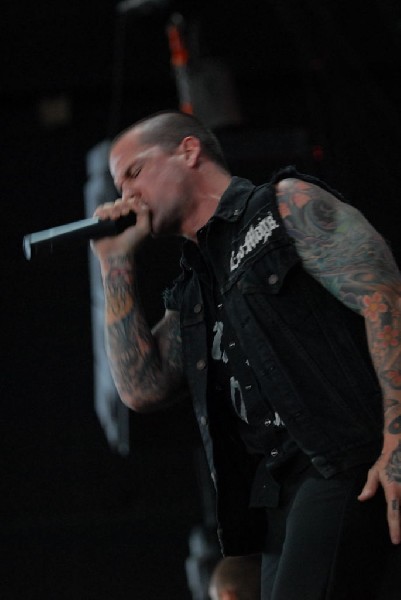Bleeding Through at The Verizon Wireless Amphitheater, San Antonio, Texas