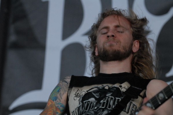 Bleeding Through at The Verizon Wireless Amphitheater, San Antonio, Texas