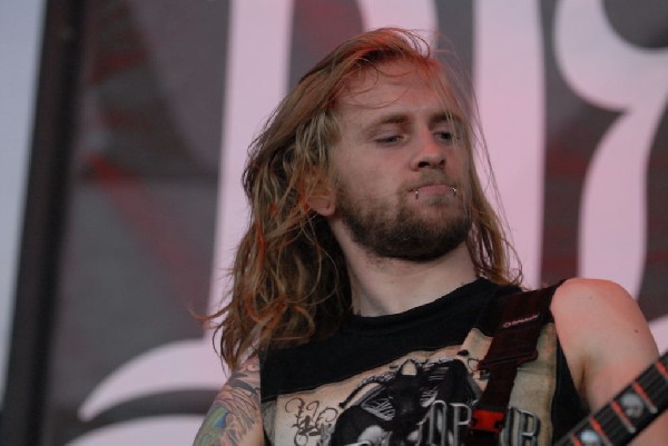 Bleeding Through at The Verizon Wireless Amphitheater, San Antonio, Texas