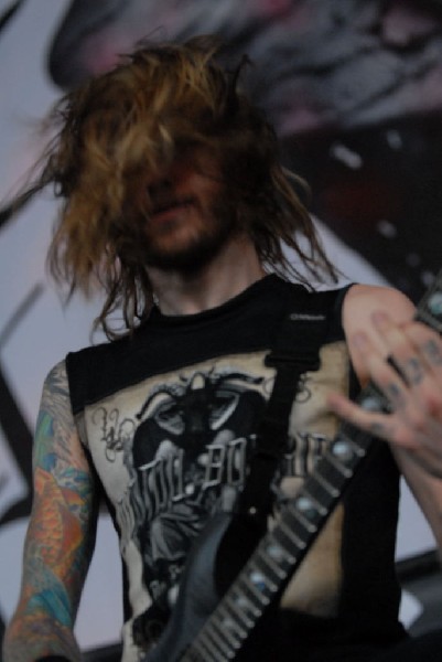 Bleeding Through at The Verizon Wireless Amphitheater, San Antonio, Texas