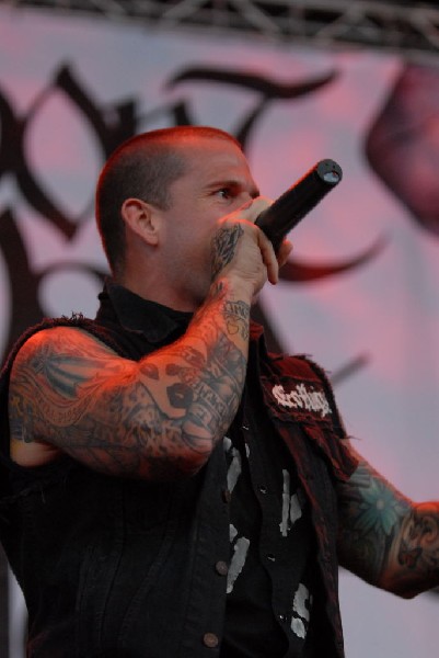 Bleeding Through at The Verizon Wireless Amphitheater, San Antonio, Texas