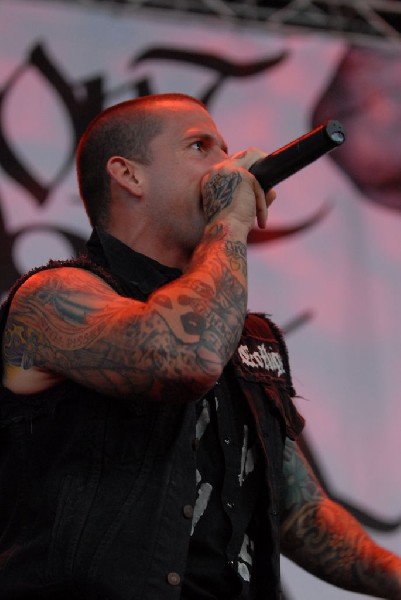 Bleeding Through at The Verizon Wireless Amphitheater, San Antonio, Texas