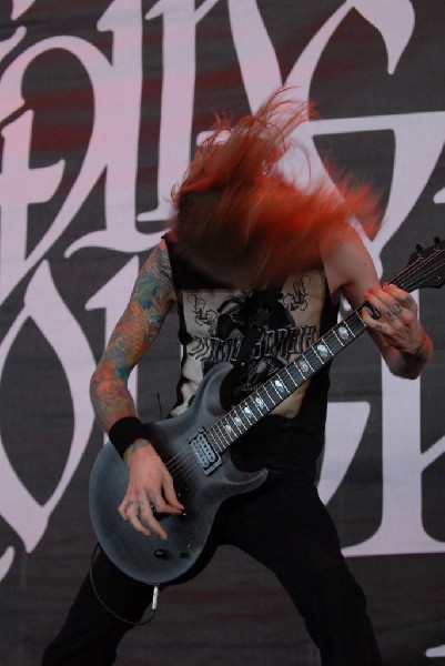 Bleeding Through at The Verizon Wireless Amphitheater, San Antonio, Texas