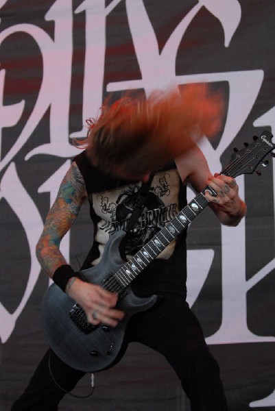 Bleeding Through at The Verizon Wireless Amphitheater, San Antonio, Texas