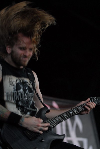 Bleeding Through at The Verizon Wireless Amphitheater, San Antonio, Texas