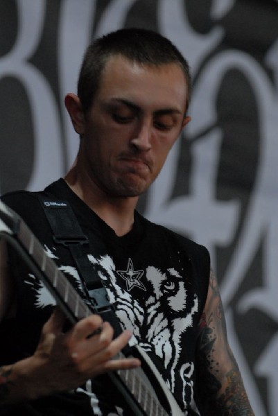 Bleeding Through at The Verizon Wireless Amphitheater, San Antonio, Texas