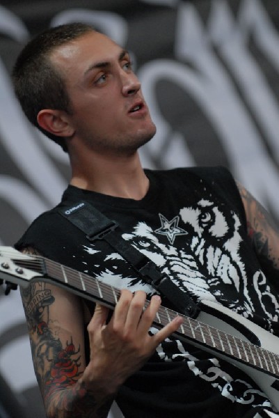 Bleeding Through at The Verizon Wireless Amphitheater, San Antonio, Texas