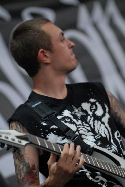 Bleeding Through at The Verizon Wireless Amphitheater, San Antonio, Texas