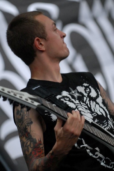 Bleeding Through at The Verizon Wireless Amphitheater, San Antonio, Texas