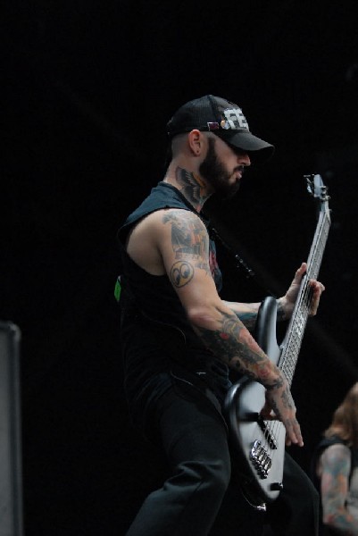 Bleeding Through at The Verizon Wireless Amphitheater, San Antonio, Texas
