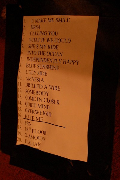 Blue October at Stubb's BarBQ, Austin, Tx.