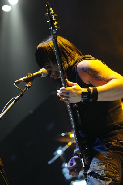 Bullet For My Valentine at the Mayhem Festival 2009 at the AT&T Center,