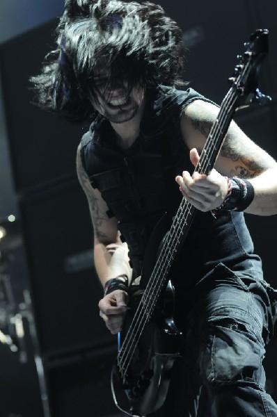 Bullet For My Valentine at the Mayhem Festival 2009 at the AT&T Center,