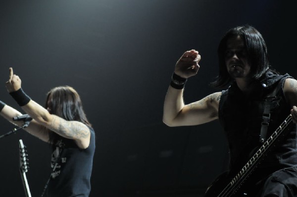 Bullet For My Valentine at the Mayhem Festival 2009 at the AT&T Center,