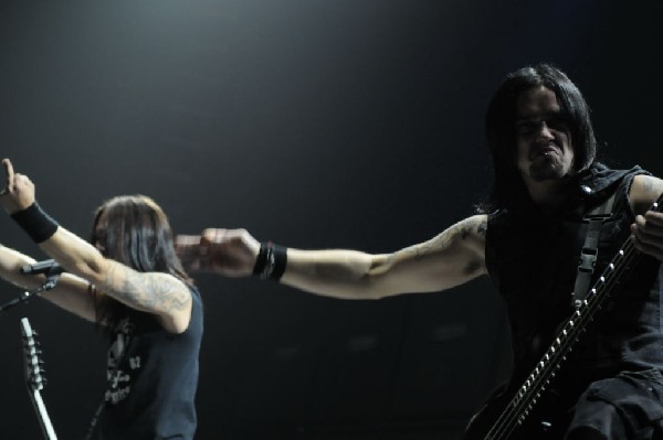 Bullet For My Valentine at the Mayhem Festival 2009 at the AT&T Center,