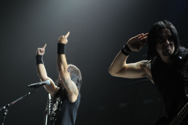 Bullet For My Valentine at the Mayhem Festival 2009 at the AT&T Center,