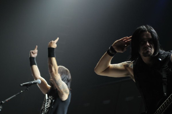 Bullet For My Valentine at the Mayhem Festival 2009 at the AT&T Center,