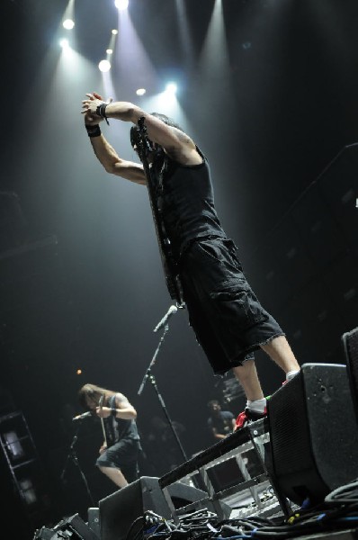 Bullet For My Valentine at the Mayhem Festival 2009 at the AT&T Center,