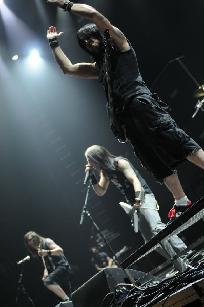 Bullet For My Valentine at the Mayhem Festival 2009 at the AT&T Center,