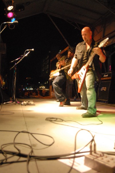 Butcherwhite performs at the Republic of Texas Bike Rally in downtown Austi