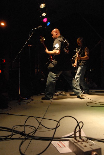 Butcherwhite performs at the Republic of Texas Bike Rally in downtown Austi