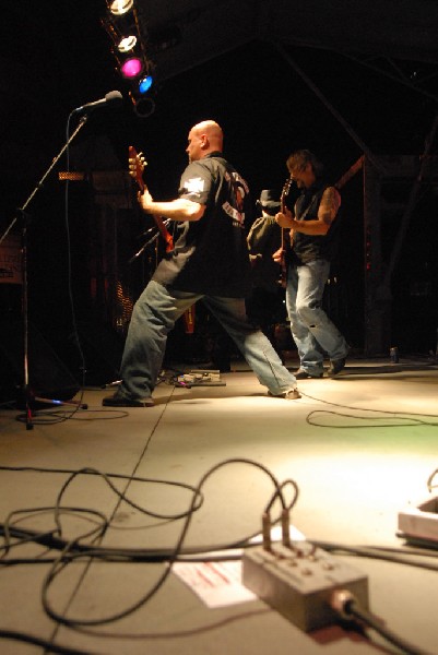 Butcherwhite performs at the Republic of Texas Bike Rally in downtown Austi