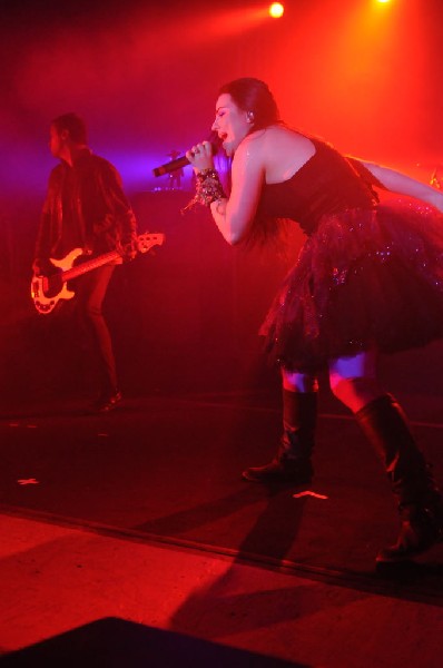 Evanescence at Stubb's BarBQ, Austin, Texas 04/17/12
