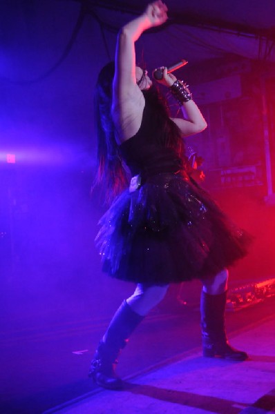 Evanescence at Stubb's BarBQ, Austin, Texas 04/17/12