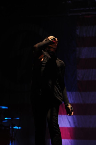 Marilyn Manson at the Mayhem Festival 2009 at the AT&T Center, San Anto