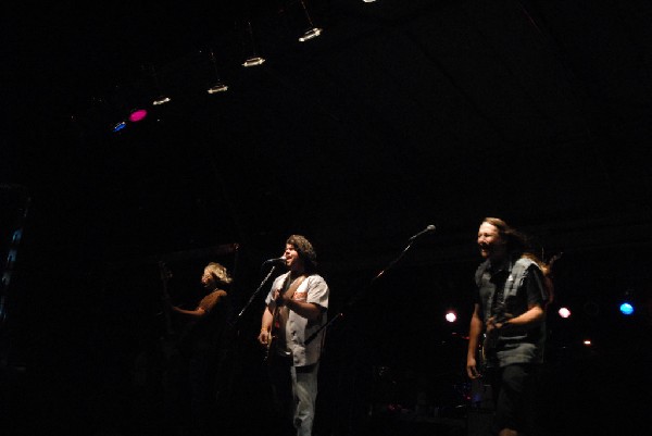 Podunk performs at the Republic of Texas Bike Rally in downtown Austin, Tex