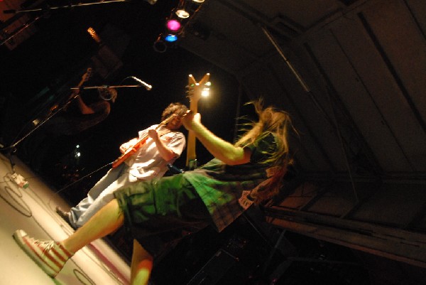 Podunk performs at the Republic of Texas Bike Rally in downtown Austin, Tex