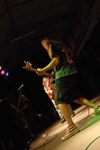 Podunk performs at the Republic of Texas Bike Rally in downtown Austin, Tex
