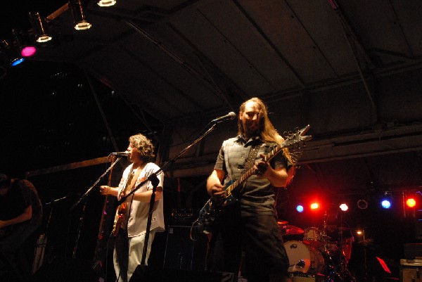 Podunk performs at the Republic of Texas Bike Rally in downtown Austin, Tex